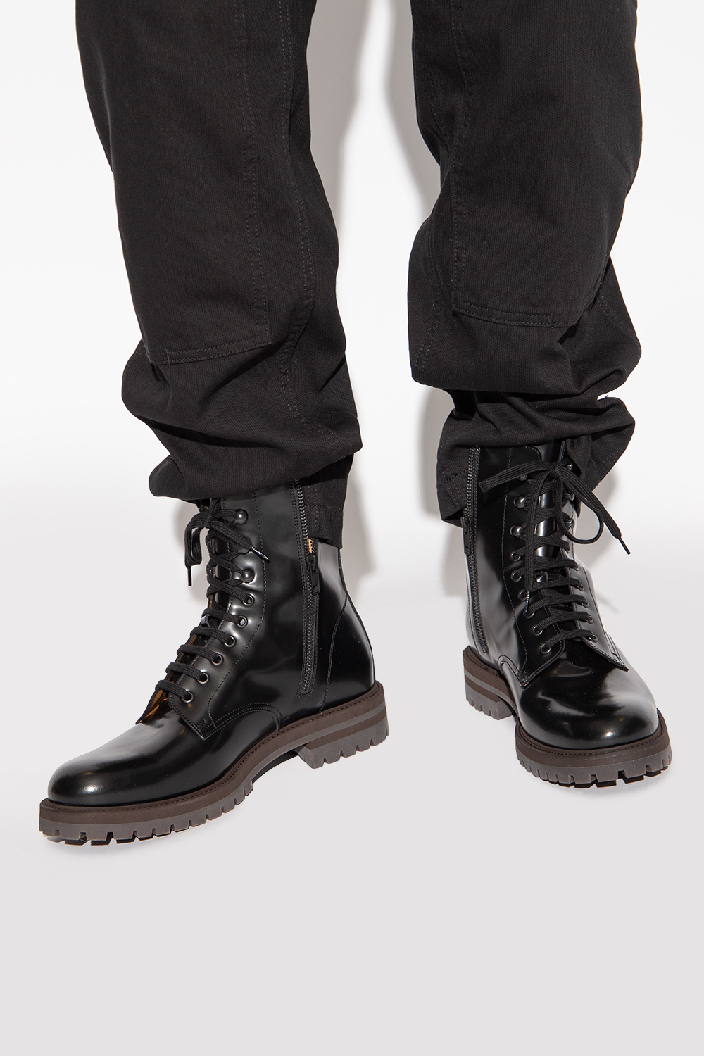 Common projects best sale combat boot mens